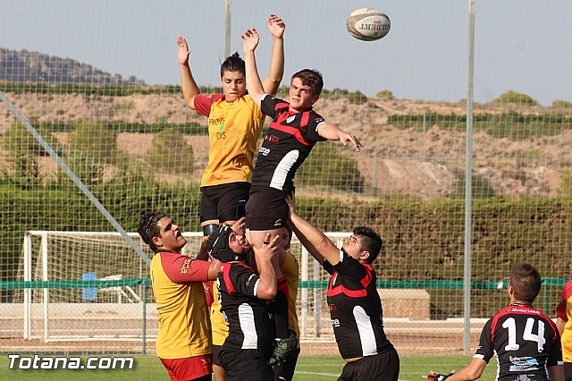 Victoria del Club Rugby Totana Cadete en su primer compromiso liguero de la temporada 2016/17