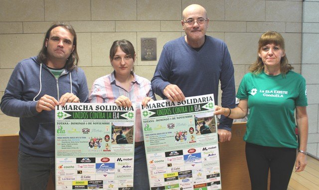 Totana celebra la I Marcha Solidaria “Unidos por la ELA” el próximo 3 de noviembre