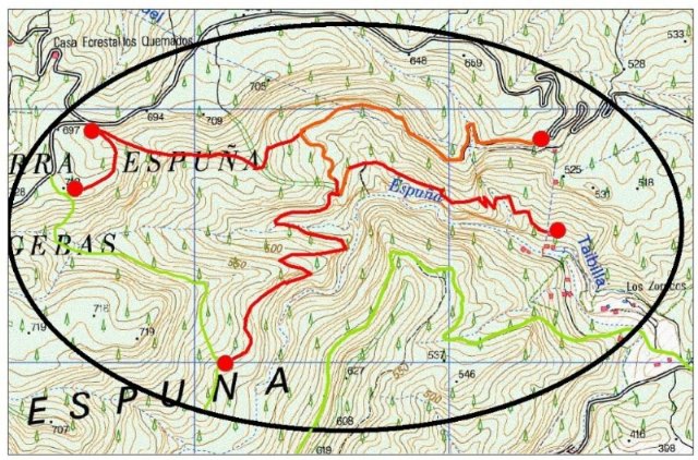 Se restringe el tránsito a las zonas de Carmona-Cuevas Luengas y Solana de Pedro López, en Sierra Espuña, de enero a junio