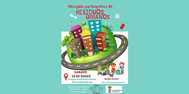Organizan una recogida participativa de residuos como medida de concienciación medioambiental para toda la familia