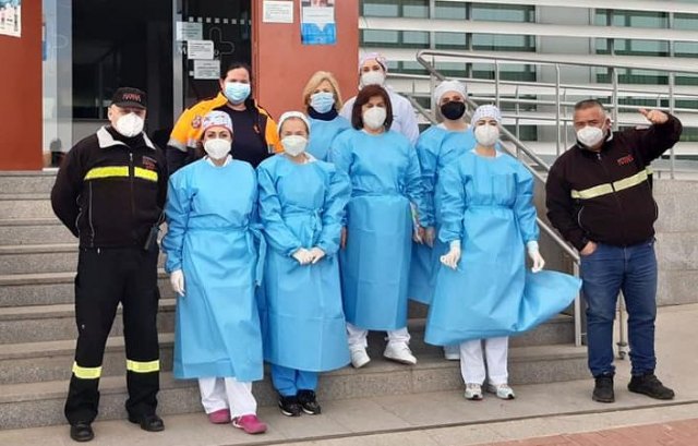 Continúa la vacunación de los mayores de 80 años y dependientes en el Centro de Salud Totana Sur