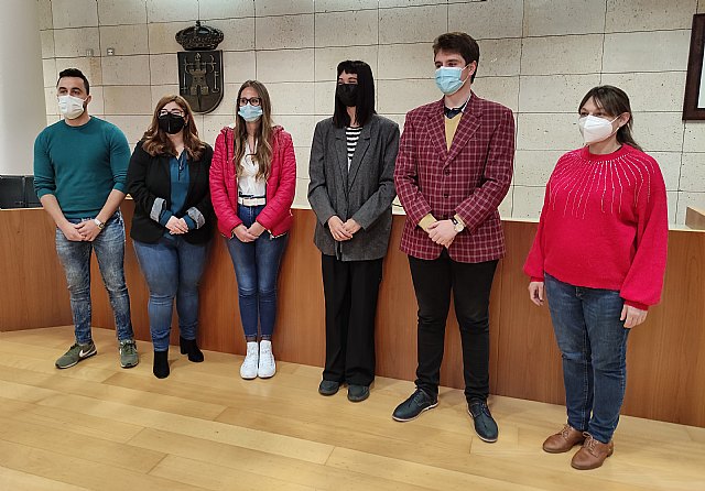 Comienzan, con contrato de prácticas en el Ayuntamiento, un total de 5 jóvenes menores de 30 años en el marco de las subvenciones vinculadas a los fondos europeos “Next Generation”