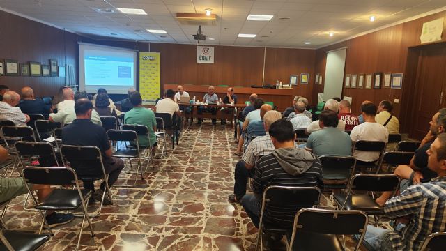 Más de 60 agricultores participan en la Asamblea de COAG Totana, marcada por el agua, las ayudas y las nuevas normativas