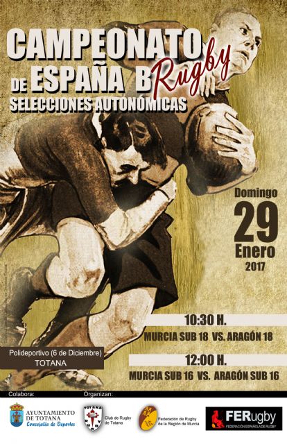 El Polideportivo Municipal '6 de diciembre' acogerá el próximo domingo los partidos oficiales de selecciones autonómicas de Murcia y Aragón