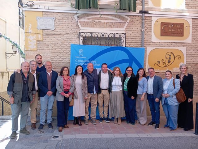 La Comunidad destaca a 'Casa de los Coy' como ejemplo de calidad turística, empleo y desarrollo en Mula