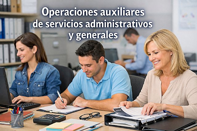 Totana acoge un curso gratuito de operaciones auxiliares administrativas para personas desempleadas