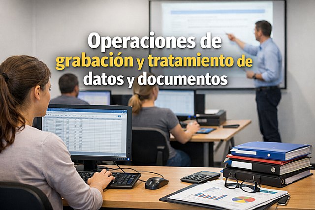 Abierto el plazo en Totana para un curso gratuito de grabación y tratamiento de datos para desempleados