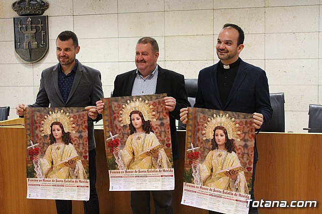 Se presenta el programa de actos religiosos de las fiestas patronales de Santa Eulalia´2018