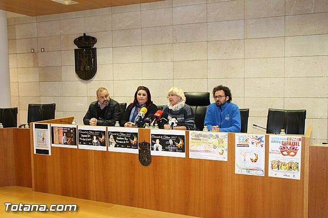 Más de una veintena de actividades conforman el programa del Carnaval´2017 de Totana