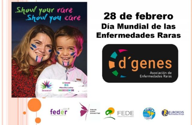 La Corporación municipal efectuará mañana un simbólico acto de apoyo a la Asociación D´Genes antes del pleno ordinario coincidiendo con el Día Mundial de las Enfermedades Raras