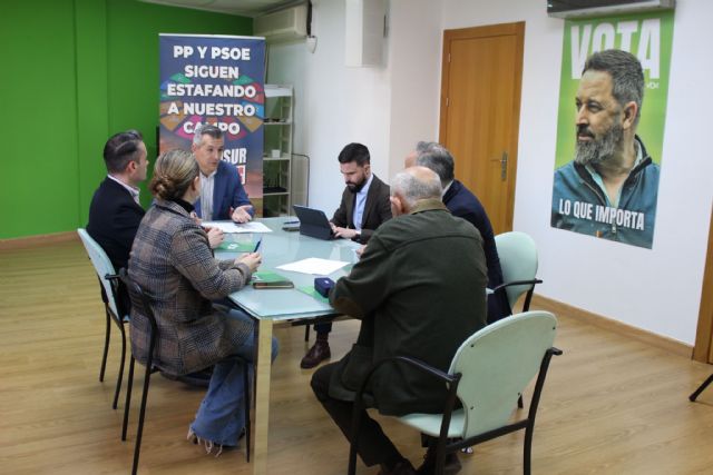 VOX anuncia su nuevo Comité Ejecutivo Provincial en la Región de Murcia, que está presidido por José Manuel Pancorbo