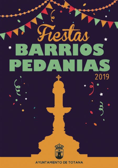 Los meses de julio y agosto congregan la mayoría de la celebración de festejos en barrios y pedanías del verano en Totana