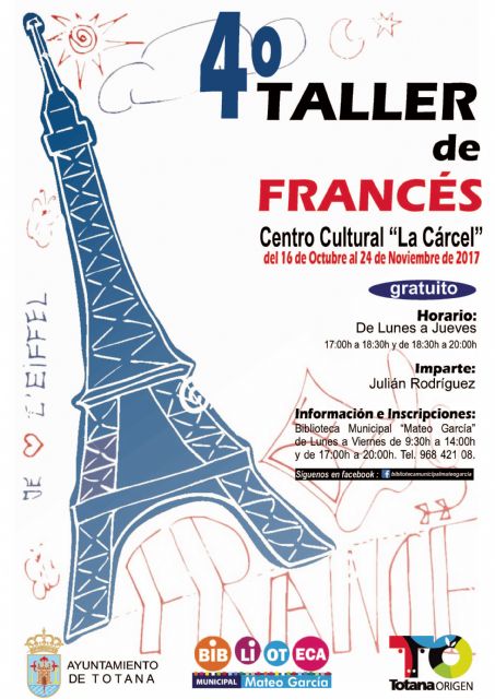Se abre el plazo de inscripción para el IV Taller de Conversación en Francés