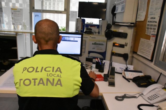 Una aplicación informática mejorará la gestión de la Policía Local de Totana