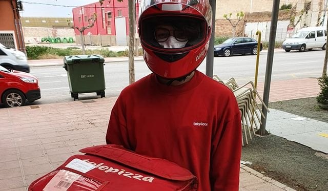 Telepizza Totana recuerda que se sigue activo el servicio a domicilio
