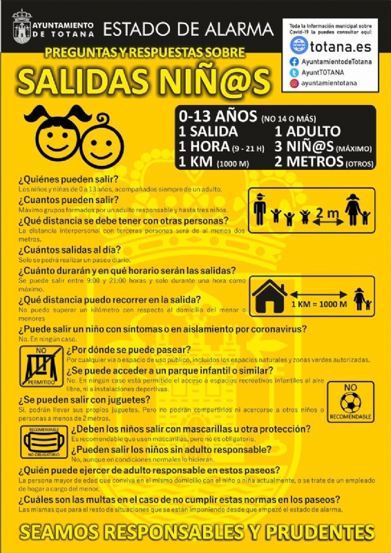 La Policía Local confecciona un documento con los consejos básicos que garanticen la seguridad y protección de los niños durante sus salidas a la calle