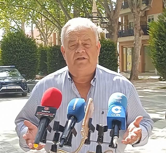 Juan Pagán: 'los agricultores de Totana necesitan un riego de socorro y la exención del IBI porque la sequía puede arruinar a muchas familias'