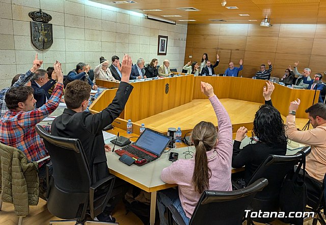 El Pleno de abril en Totana abordará vivienda pública, museo local y mejoras laborales para médicos