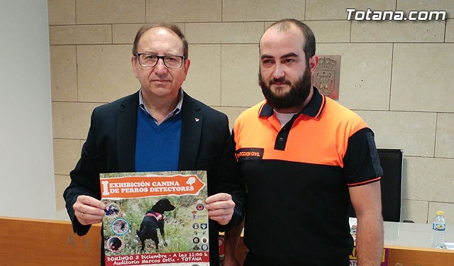 La I Exhibición Canina de Perros Detectores se celebra este domingo en el Auditorio “Marcos Ortiz”