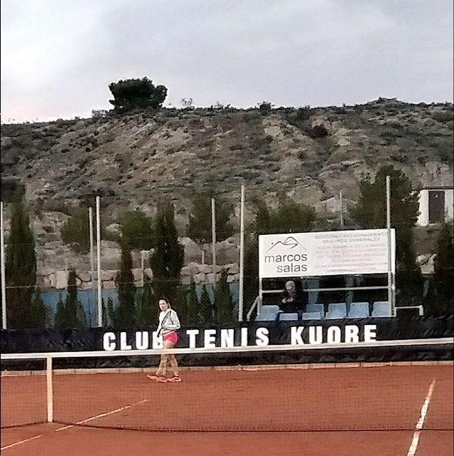 Tercera Jornada de Liga Interescuelas del Club de Tenis Kuore de Totana contra Club de tenis Mazarrón