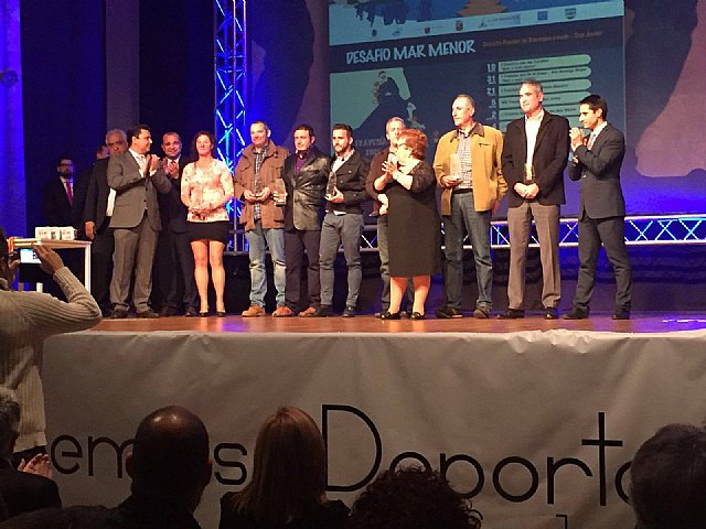 El totanero José Miguel Cano, en la Gala del Deporte de San Javier 2015