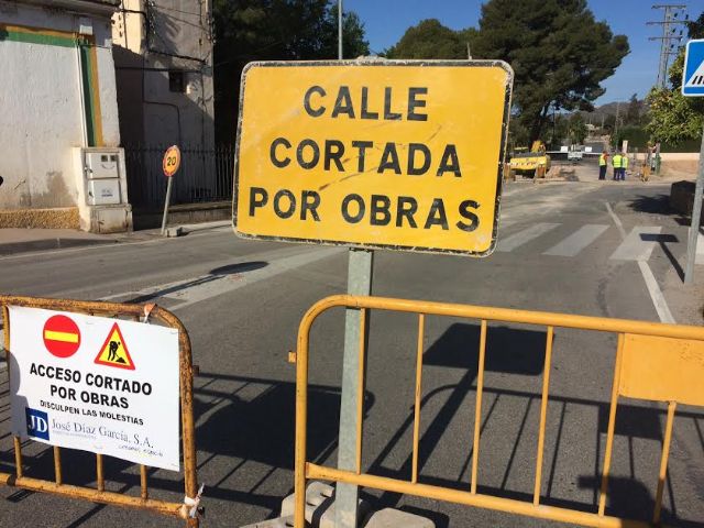 Comienzan las obras de reparación en la carretera C-7 de La Huerta tras los daños ocasionados por el temporal de lluvias