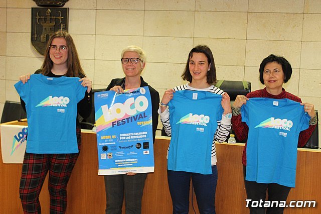 El concierto solidario por los refugiados 'Loco Festival Totana', organizado por el IES Juan de la Cierva, se celebrará el 5 de abril