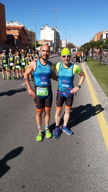 Dos componentes del Club Totana Triathlón participaron en el VI Duatlón Ciudad de Murcia