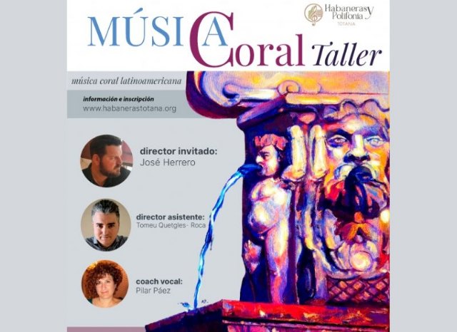 Totana acoge este fin de semana un Taller Coral dedicado a la música coral latinoamericana