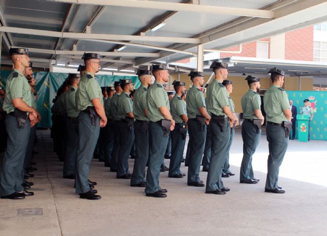 135 guardias civiles alumnos se incorporan a la Región de Murcia