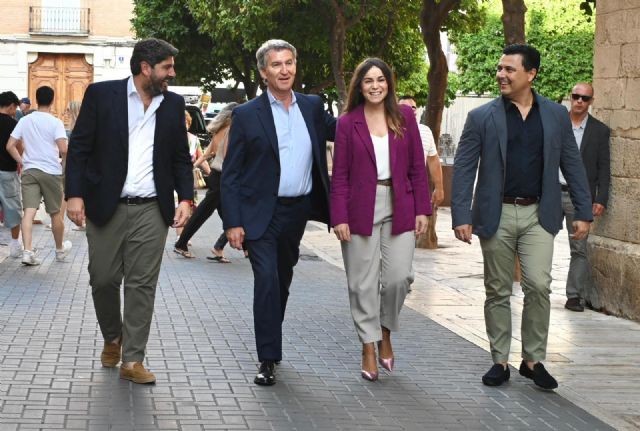 López Miras: “Con Feijóo en la Moncloa tendremos un presidente comprometido con las reivindicaciones de la Región y que nos va a tratar con justicia e igualdad”