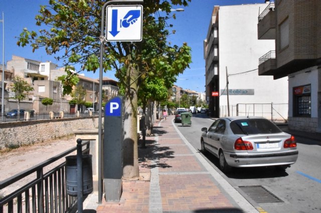 El servicio de la ORA estará exento de pago a partir del próximo lunes y durante todo el mes de agosto en Totana