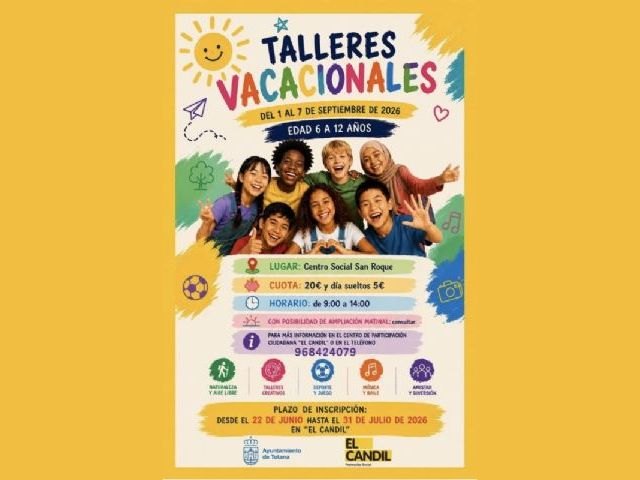 Talleres Vacacionales de Conciliación: primera semana de septiembre