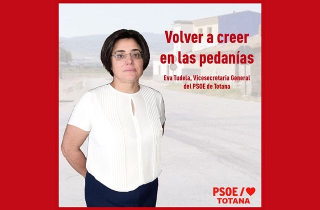 Eva Tudela: 'Queremos hablar del más de 15% de los vecinos que viven en las pedanías'