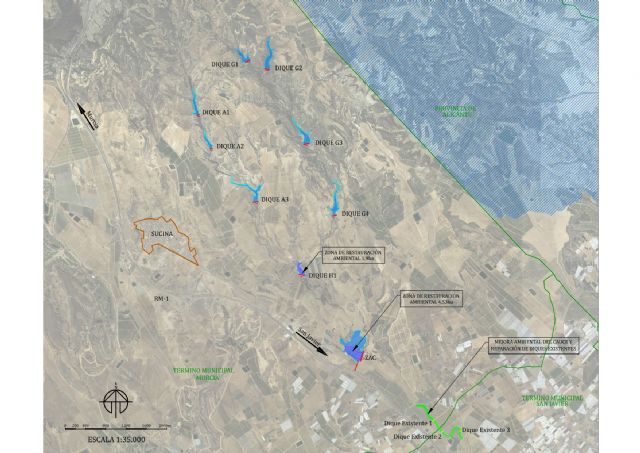 La Direccion General del Agua del MITECO adjudica las obras de la rambla de Cobatillas en 11,9 millones de euros