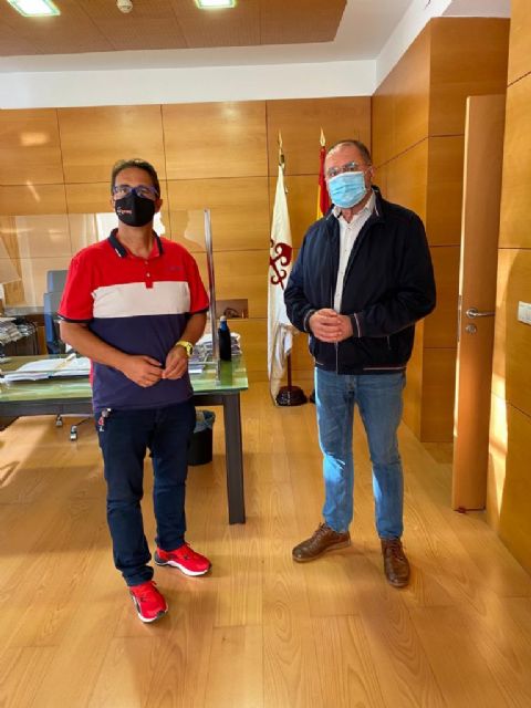 El presidente de D´Genes se reúne con el alcalde de Totana