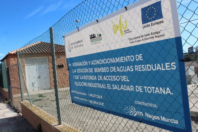 Licitan la instalación de la cuarta bomba en la estación de bombeo de aguas residuales del polígono industrial de Totana