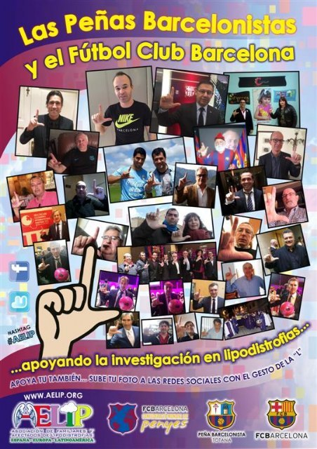 La Peña Barcelonista de Totana y el FC Barcelona apoyan la investigación en lipodistrofias