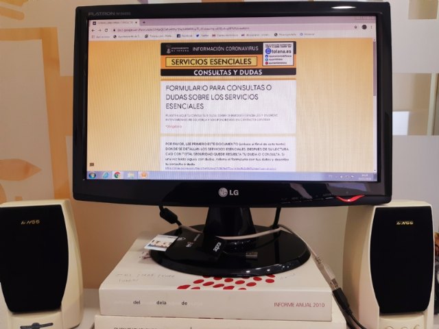 El Ayuntamiento ofrece un servicio telemático de asesoramiento y orientación laboral sobre las actividades y servicios esenciales