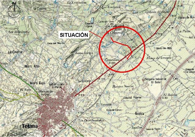 Urbanismo informa de forma favorable la instalación de una tubería de agua potable desde el depósito de La Ñorica hasta el Corredor Mediterráneo de Alta Velocidad (AVE)
