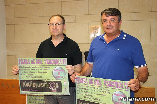 La 8ª Fiesta de la Santa Verónica se celebrará el próximo 8 de julio