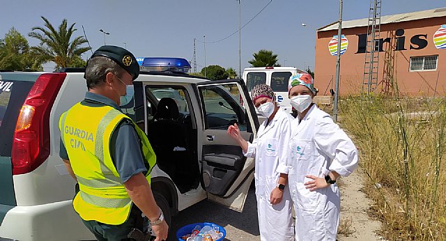 La Residencia de Personas Mayores 'La Purísima' agradece a las Fuerzas y Cuerpos de Seguridad del Estado su trabajo