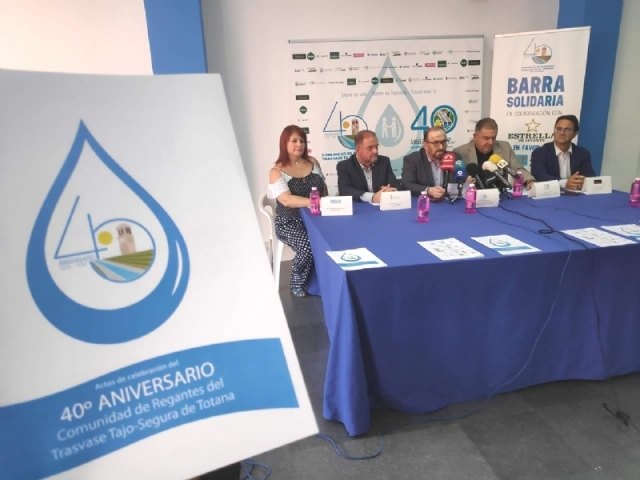 La Comunidad de Regantes de Totana celebrará su 40 aniversario con un amplio y variado programa de actividades conmemorativas