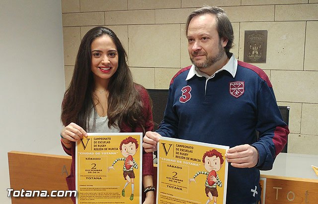 El V Campeonato de Escuelas de Rugby 'Ciudad de Totana' se celebra este sábado 2 de diciembre, en el Polideportivo Municipal '6 de Diciembre'