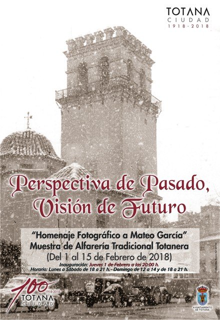 Mañana se inaugura la Exhibición de Fotografía “Homenaje a Mateo García. Perspectiva de pasado; visión de futuro” y la Muestra de Alfarería Tradicional