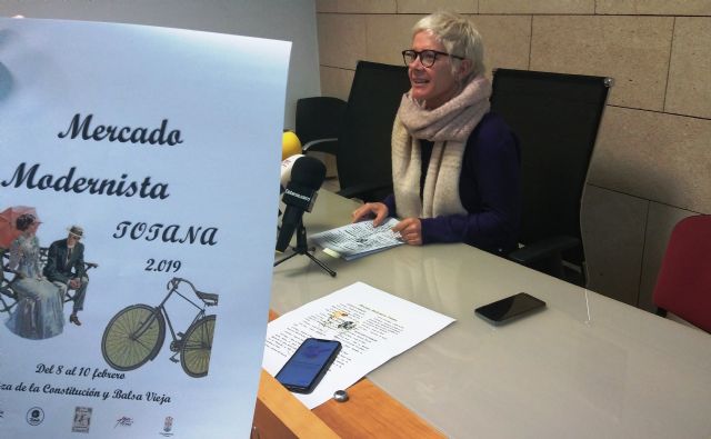 El Mercado Modernista de Totana, que se suspendió a finales de noviembre por el temporal de lluvias, se celebra del 8 al 10 de febrero, en las plazas de la Constitución y Balsa Vieja