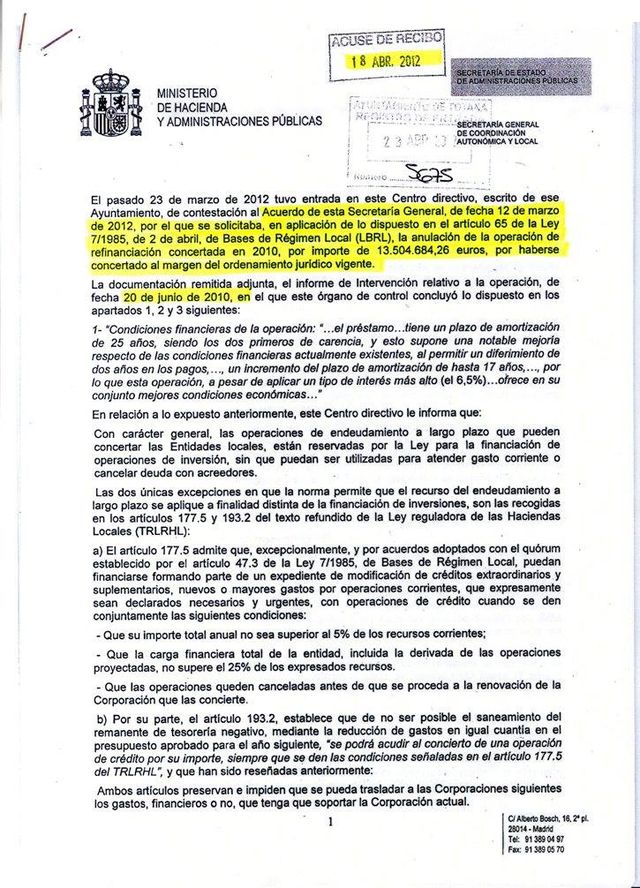 El alcalde de Totana explica en redes sociales los puntos 15 y 16 del pasado pleno