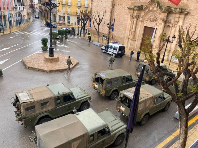 Hoy vuelve la Brigada Paracaidista a Totana en apoyo a las Fuerzas de Seguridad y para incidir en nuestra protección