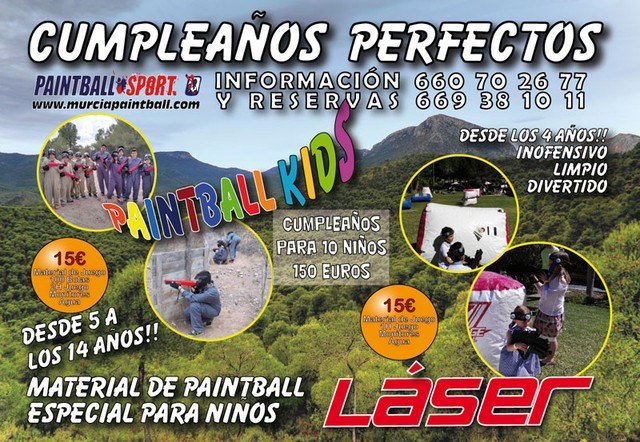 La empresa totanera Paintball Sport lanza una versión del juego para niños: Paintball Kids