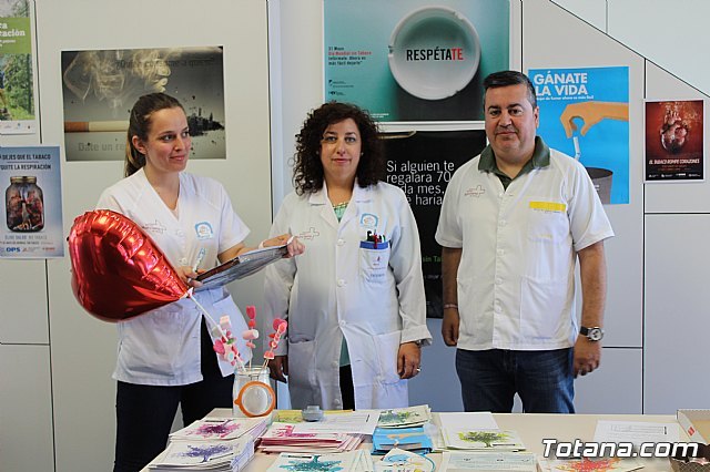 El Centro de Salud Totana Sur desarrolla una campaña de concienciación para abandonar el consumo de tabaco